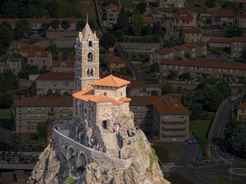 Eglise Saint-Michel d'Aiguilhe près du Puy-en-Velay en Haute-Loire