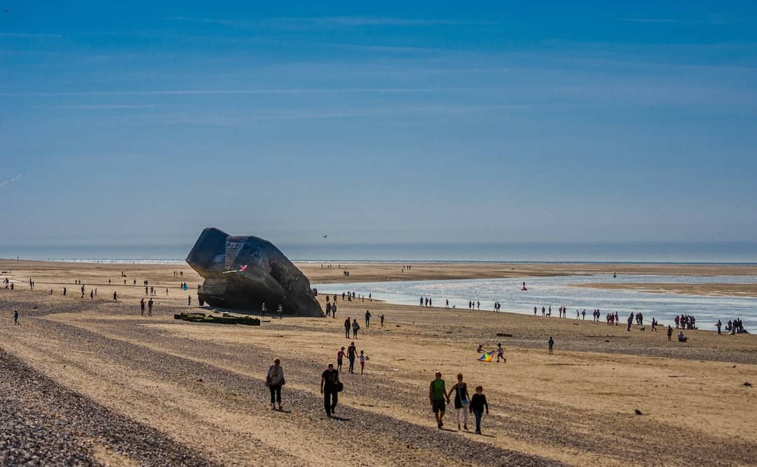 Blockhaus du Hourdel à Cayeux-sur-Mer en Baie de Somme (Hauts-de-France)