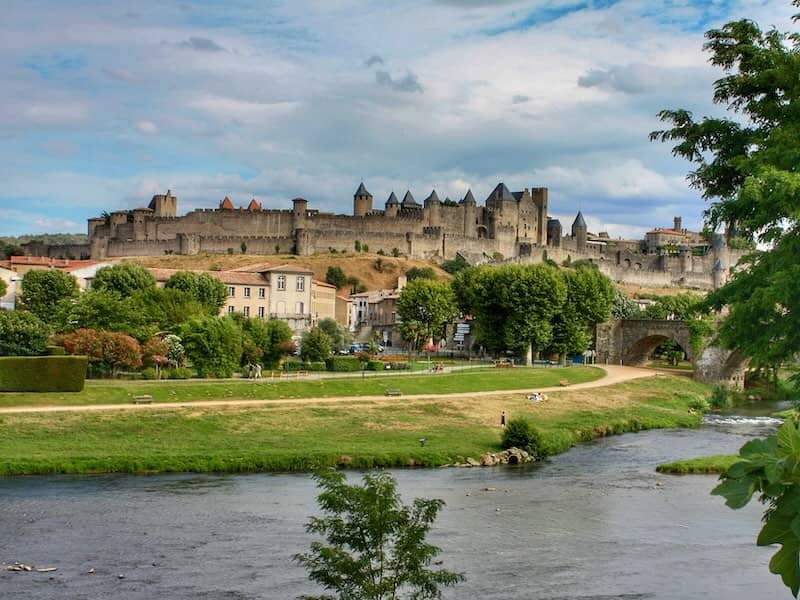 Cité médiévale de Carcassonne en Occitanie, France