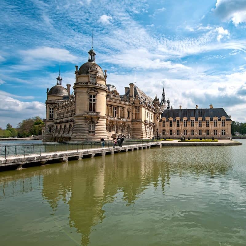 Château de Chantilly dans l'Oise (Picardie)