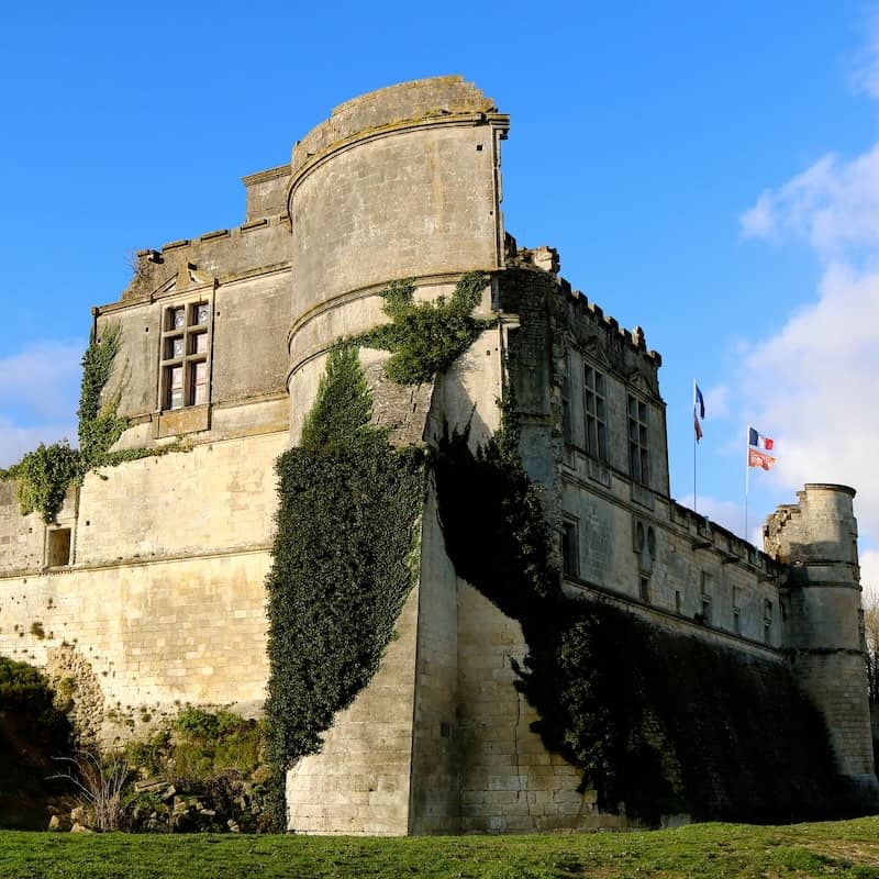 Château de Bouteville dans le département de la Charente en région Nouvelle-Aquitaine