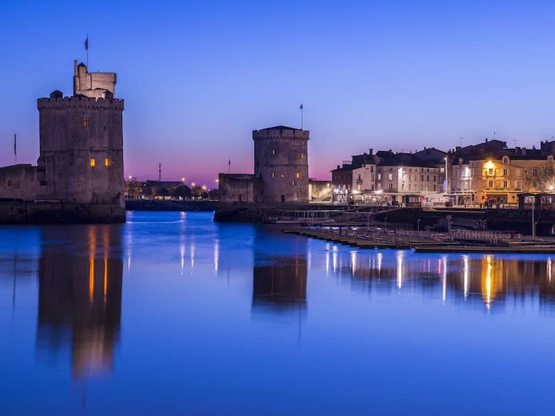 Port de La Rochelle dans le département de la Charente-Maritime en région Nouvelle-Aquitaine