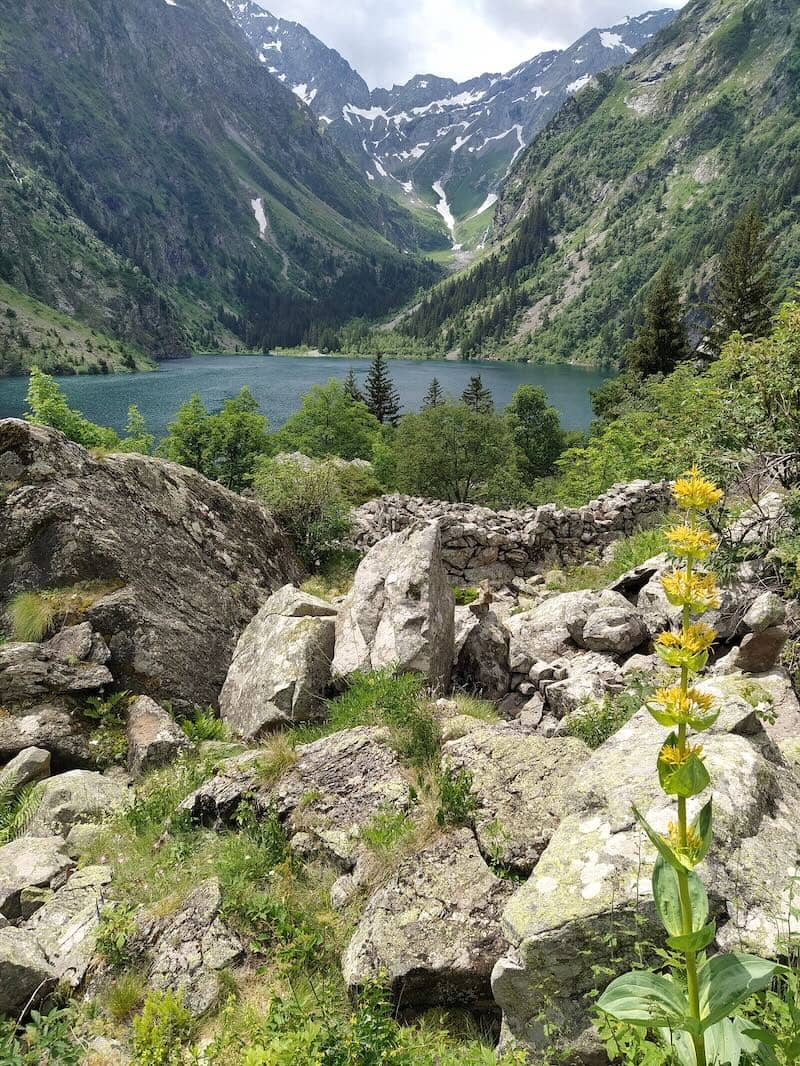 Lac du Lauvitel dans le Parc national des Ecrins en Isère