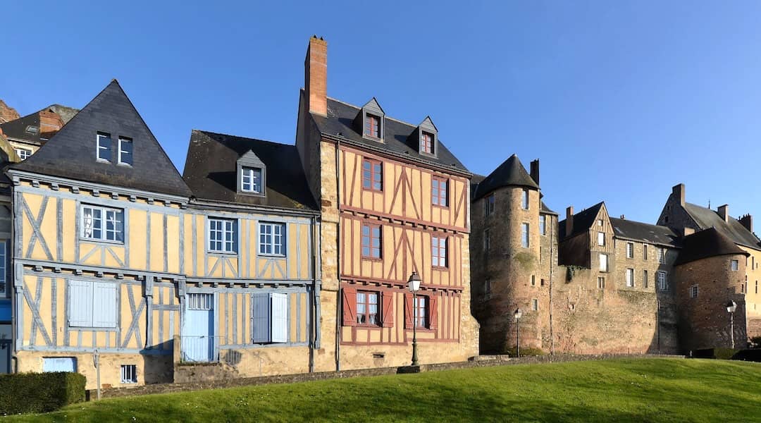 Le Mans, Cité Plantagenêt (vieux Mans) dans le département de la Sarthe en région Pays de la Loire