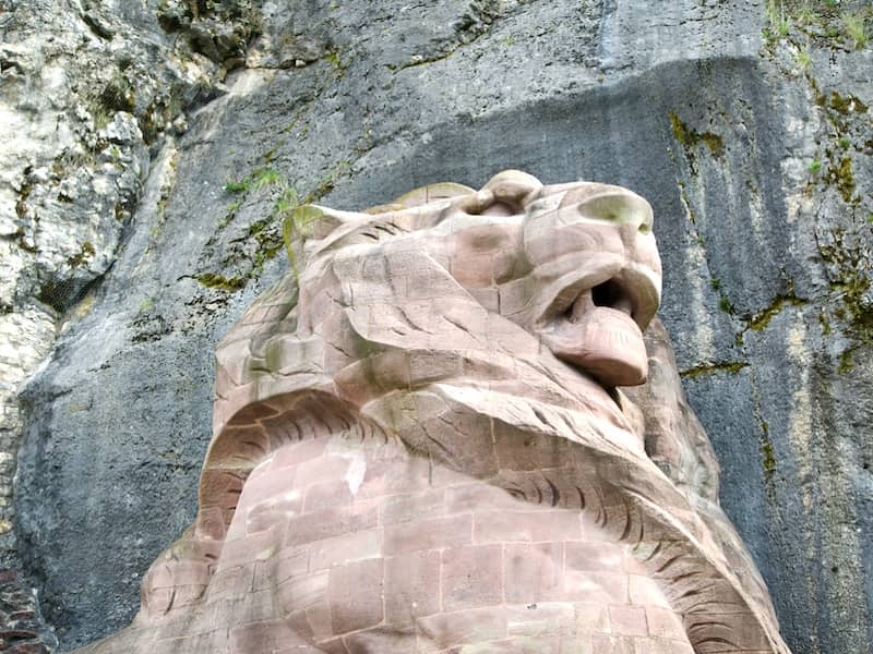 Le lion de Bartholdi à Belfort