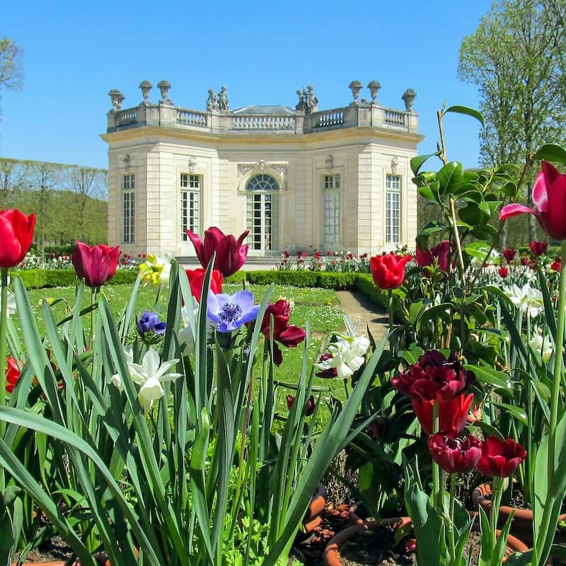 Le Pavillon français, jardins du Petit Trianon à Versailles dans les Yvelines