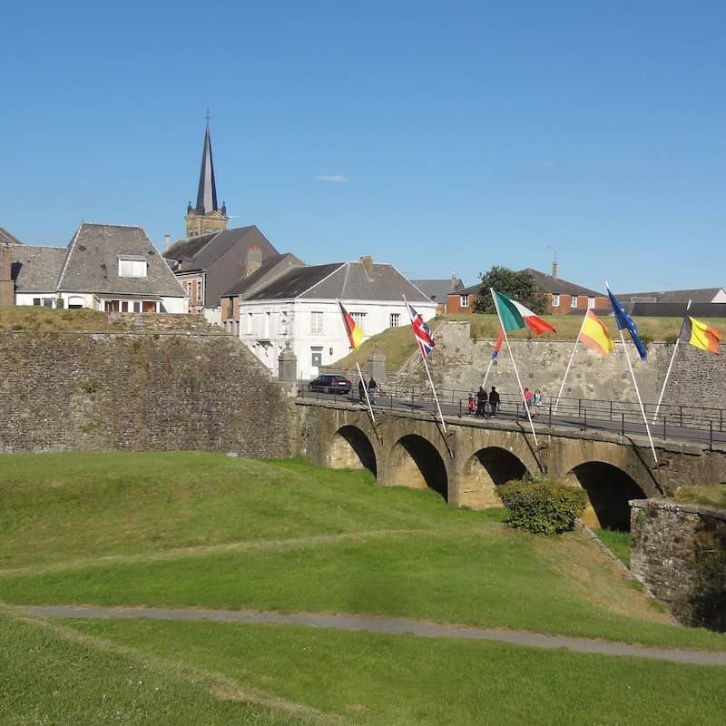 Rocroi village de caractère dans le département des Ardennes, en région Grand Est