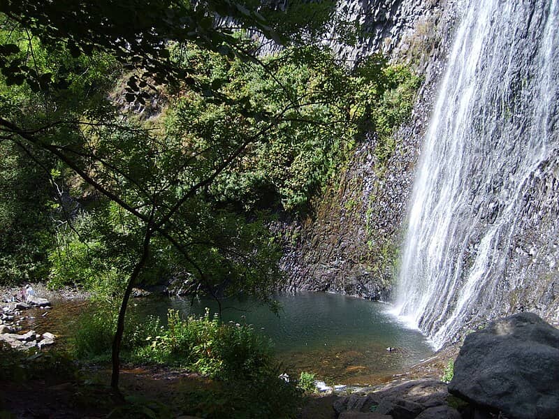 La Cascade du Ray-Pic à Péreyres dans le département de l'Ardèche