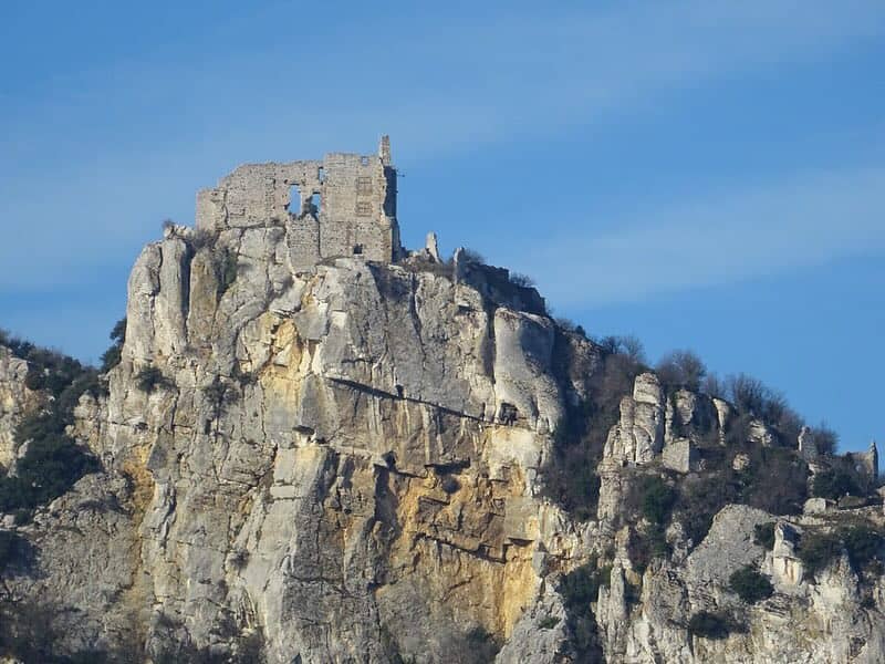 Ruines du Château de Crussol à Saint-Péray en Ardèche