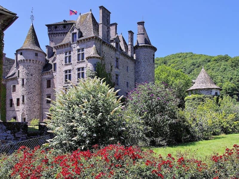 Château de Pesteils à Polminhac dans le département du Cantal