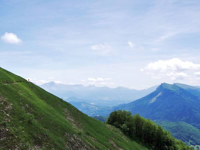 Panorama sur le Parc Naturel Régional du Vercors dans la Drôme